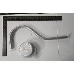 RLM Arm Sm Loop STD‎ 23in 3/4 IPS Galvanized Coastal Finish Light Fixture MOUNT